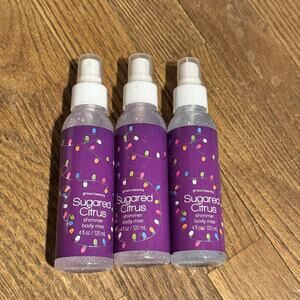 Groovi Beauty Sugared Citrus Shimmer Body Mist 4 Ounces‎ New